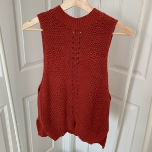 XS Express Rust knit tank top